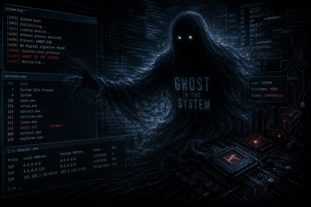 Cover image for Ghost in the system, Malware Defense Evasion