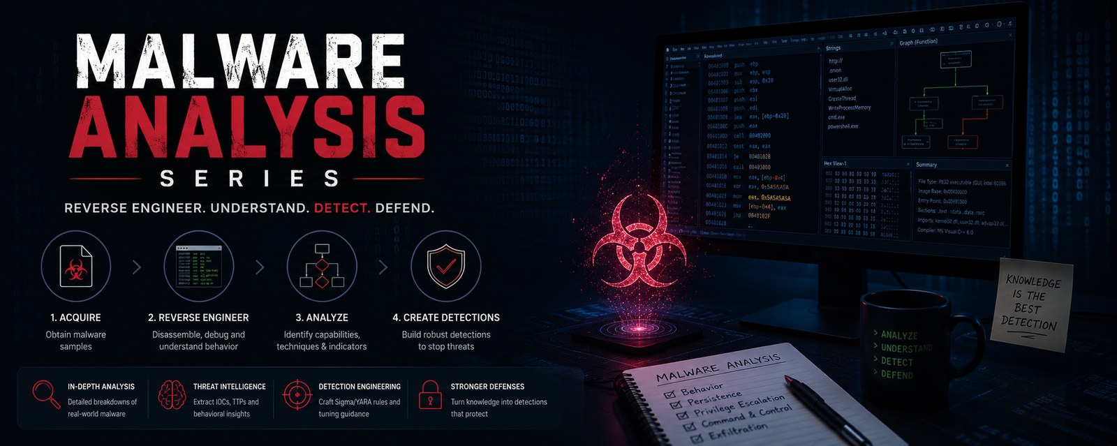 Malware Analysis Series — reverse engineer, understand, detect, defend