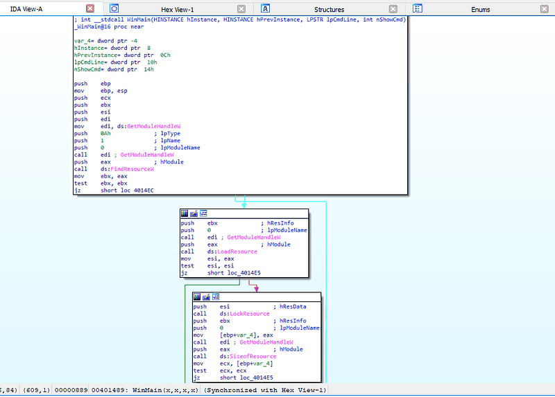 Stage 3 extracting its embedded resource