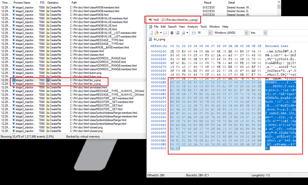 Check for an existing HERMES marker to avoid double encryption